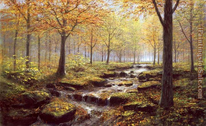 2012 Autumn Gold Rush Landscape by Peter Ellenshaw